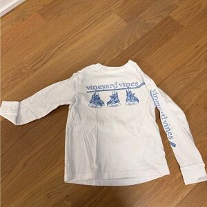 Vineyard Vines Kids Hockey Long Sleeve Tee